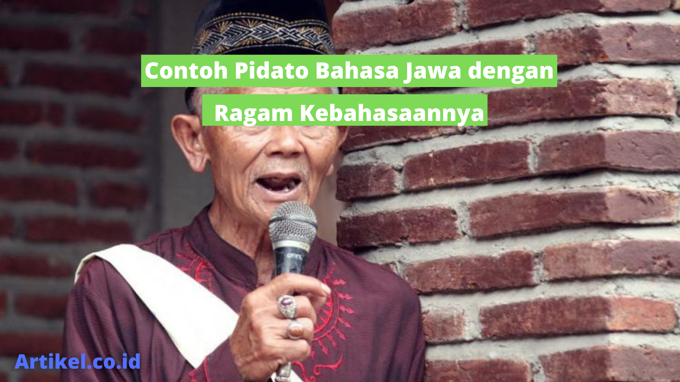 Contoh Pidato Bahasa Jawa dengan Ragam Kebahasaannya