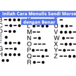Inilah Cara Menulis Sandi Morse dengan Benar